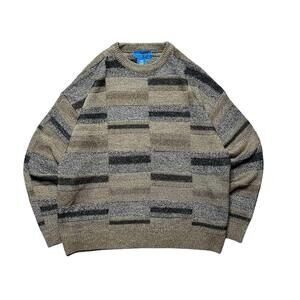 Vintage Mens Towncraft Acrylic Sweater  Size Large